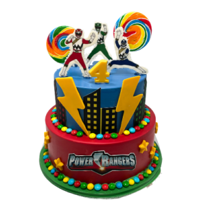 Power Rangers Smash Cake