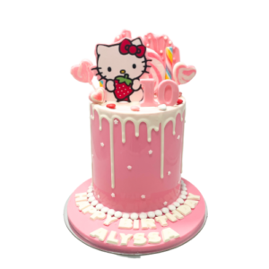 Hello Kitty Smash Cake
