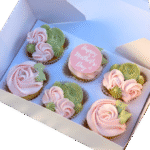 Vanilla & Pistachio buttercream cupcakes