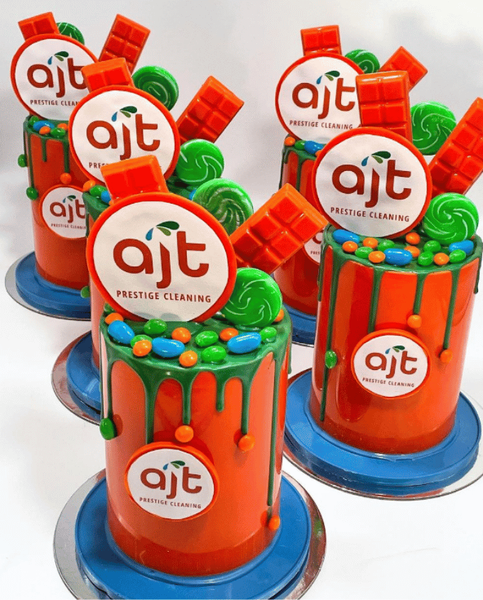 AJT Smash Cakes - Branded Cylinder