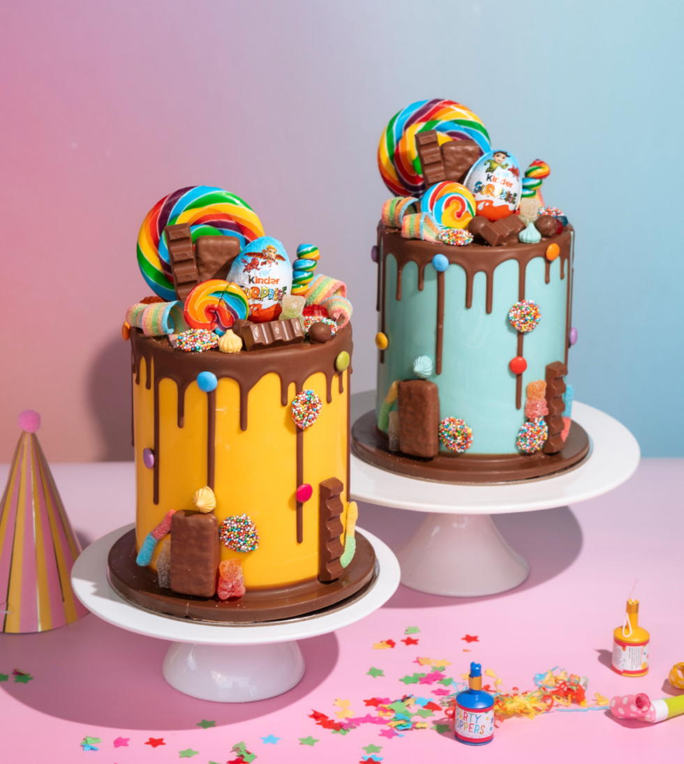 Kinder Birthday Smash Cakes