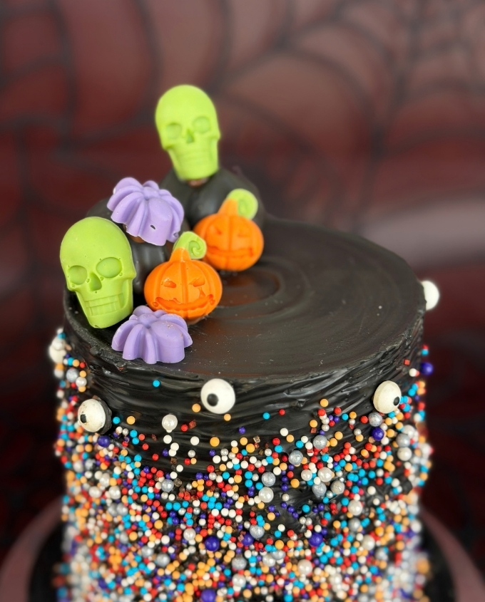 Halloween Sprinkle Smash Cake