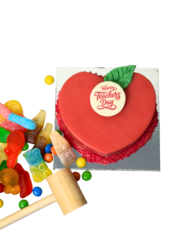 Teachers’ Day Apple Mini Smash Cake